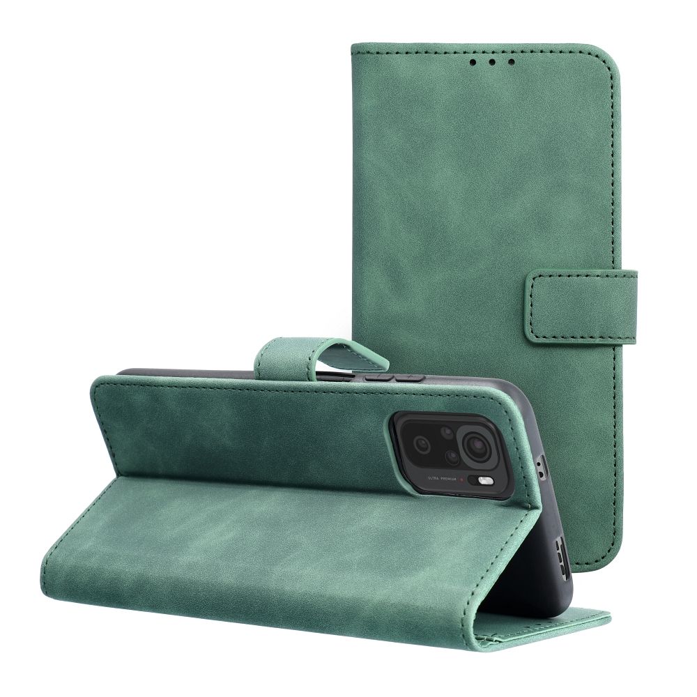 Pokrowiec etui z klapk na magnes Tender Book zielone Xiaomi Redmi Note 11 Pro