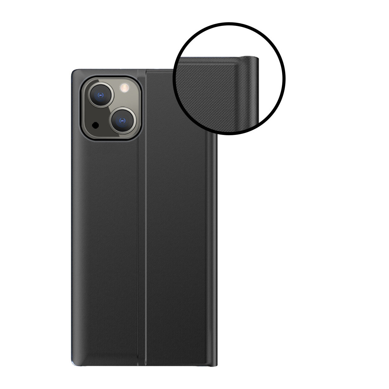 Pokrowiec etui z klapk New Sleep Case czarne APPLE iPhone 13 mini / 3