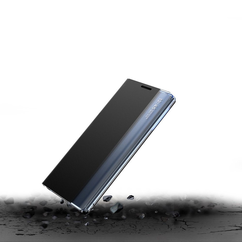 Pokrowiec etui z klapk New Sleep Case czarne SAMSUNG Galaxy A10 / 3