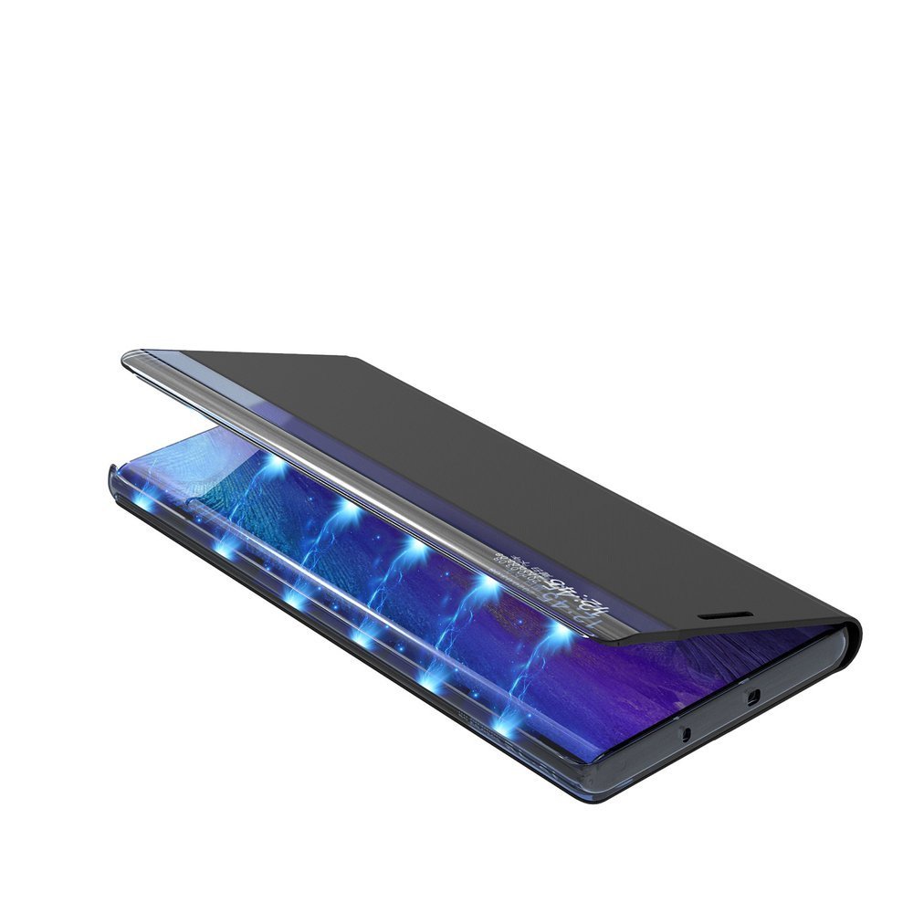 Pokrowiec etui z klapk New Sleep Case czarne SAMSUNG Galaxy A10 / 6