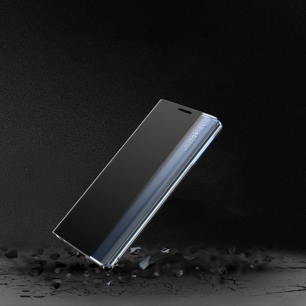 Pokrowiec etui z klapk New Sleep Case czarne SAMSUNG Galaxy A11 / 10