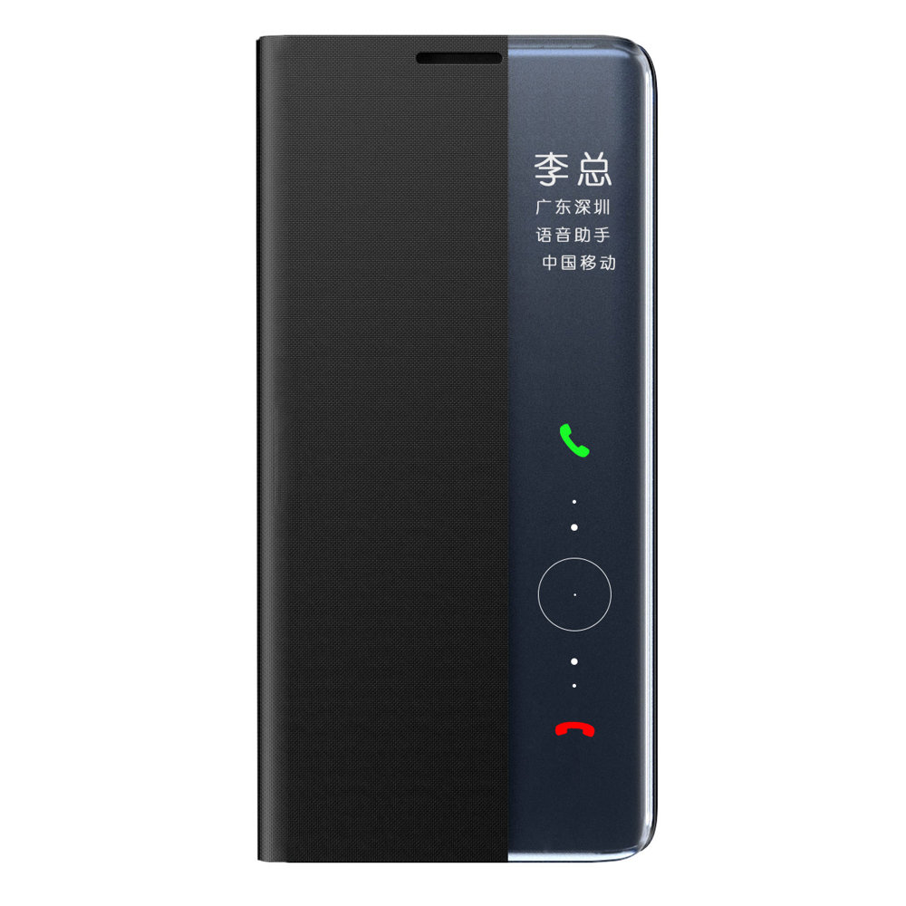 Pokrowiec etui z klapk New Sleep Case czarne SAMSUNG Galaxy A22 4G / 3