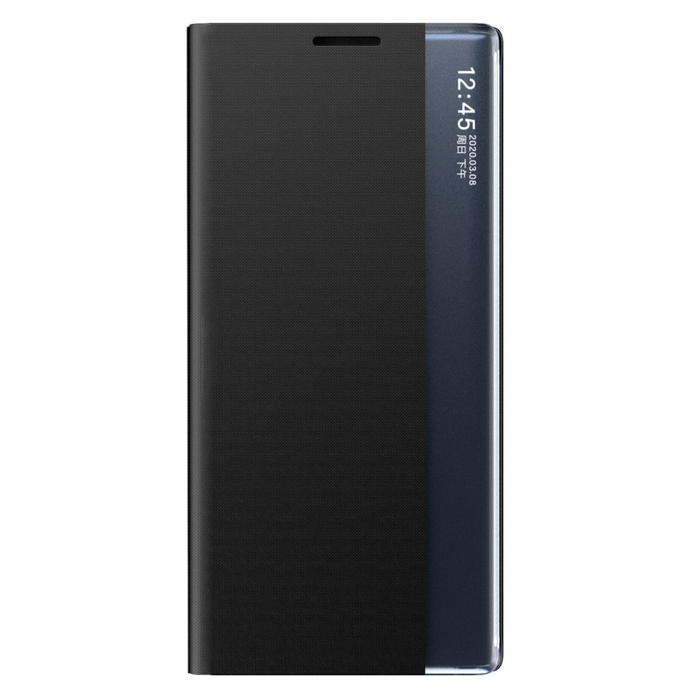 Pokrowiec etui z klapk New Sleep Case czarne SAMSUNG Galaxy A22 5G / 2