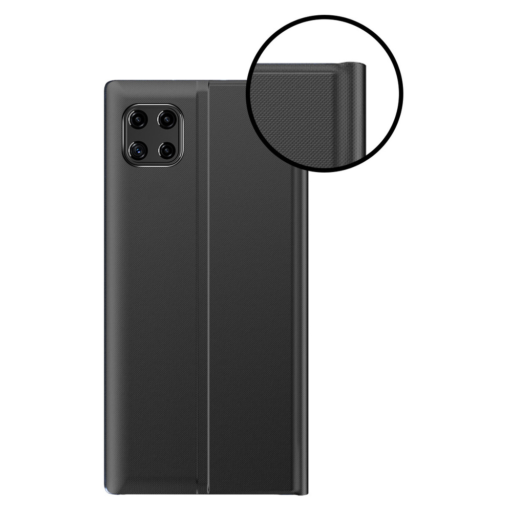 Pokrowiec etui z klapk New Sleep Case czarne SAMSUNG Galaxy A22 5G / 3