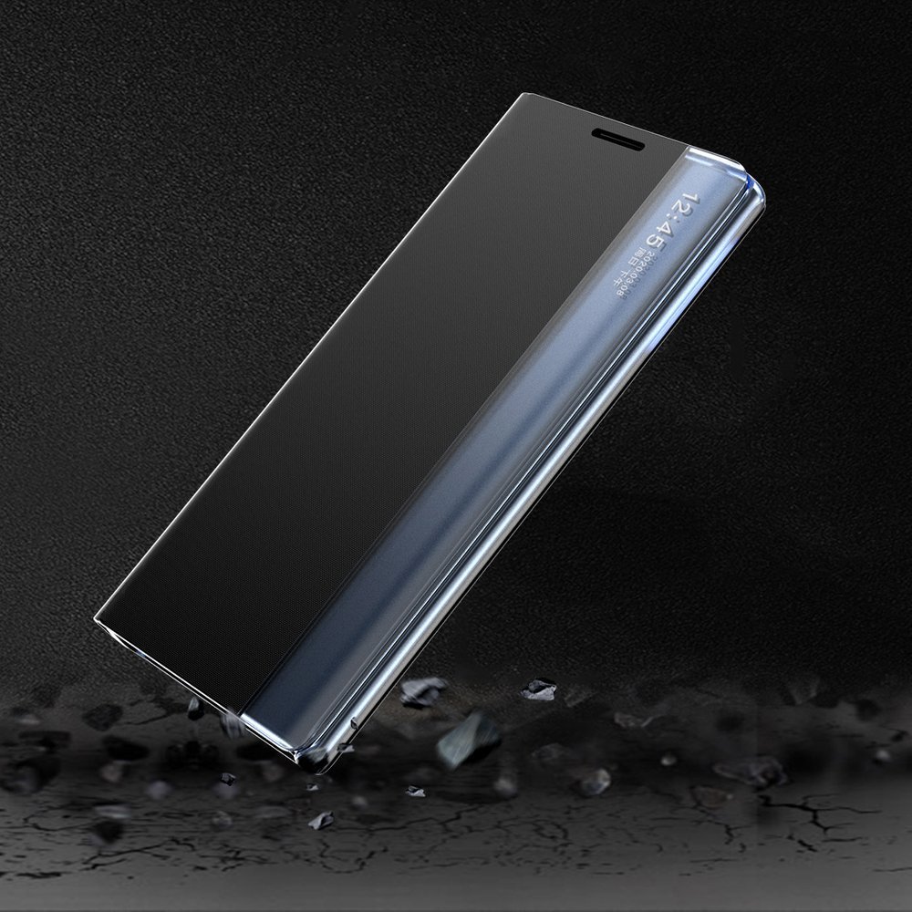 Pokrowiec etui z klapk New Sleep Case czarne SAMSUNG Galaxy A32 5G / 2