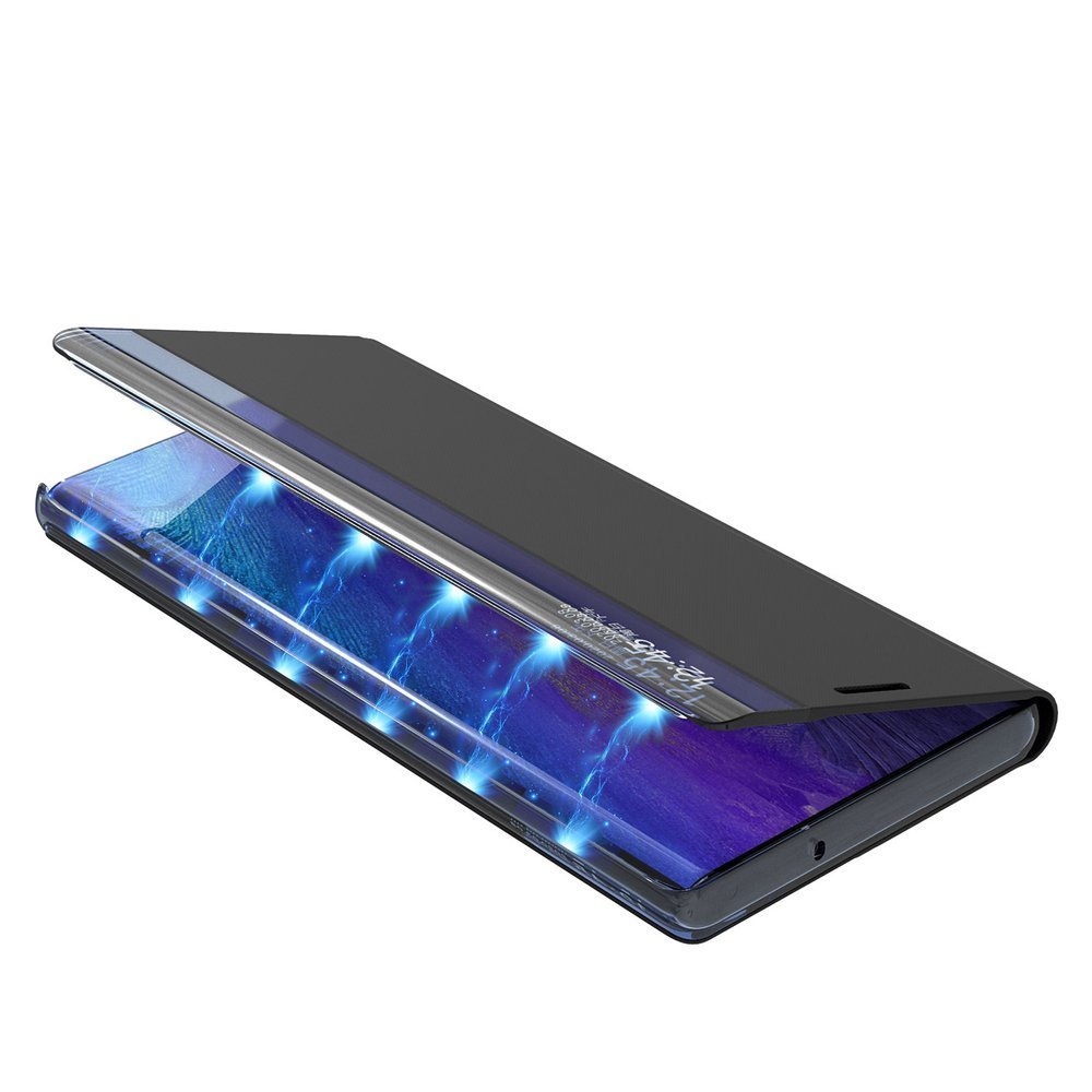 Pokrowiec etui z klapk New Sleep Case czarne SAMSUNG Galaxy A32 5G / 4