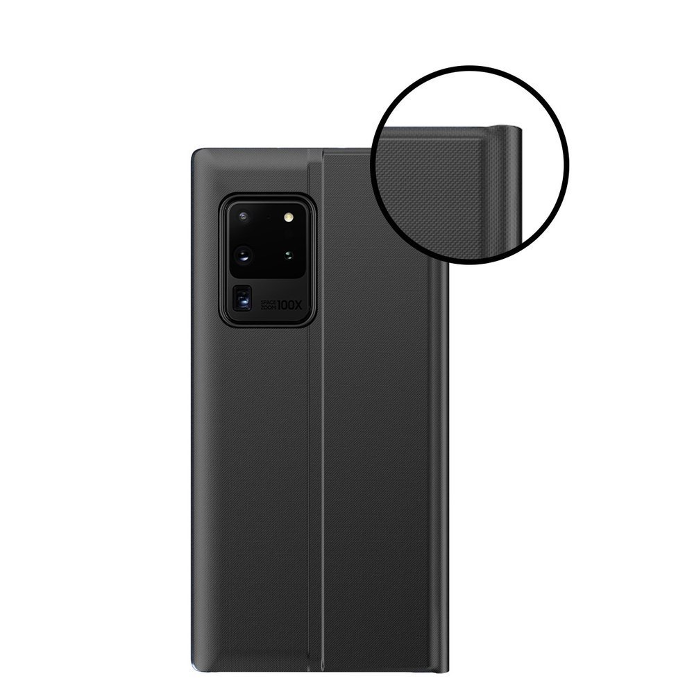 Pokrowiec etui z klapk New Sleep Case czarne SAMSUNG Galaxy A52 4G / 4