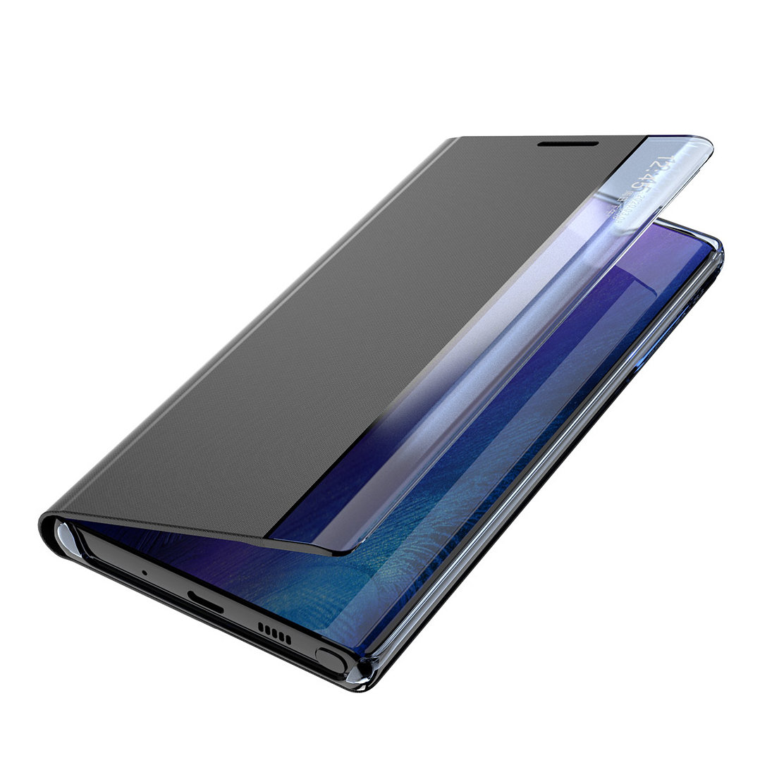 Pokrowiec etui z klapk New Sleep Case czarne SAMSUNG Galaxy A53 5G / 4