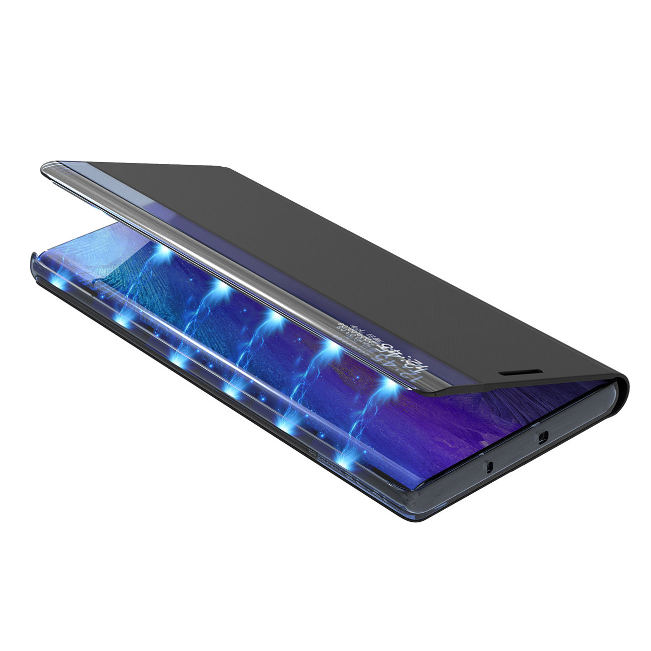 Pokrowiec etui z klapk New Sleep Case czarne SAMSUNG Galaxy A53 5G / 5