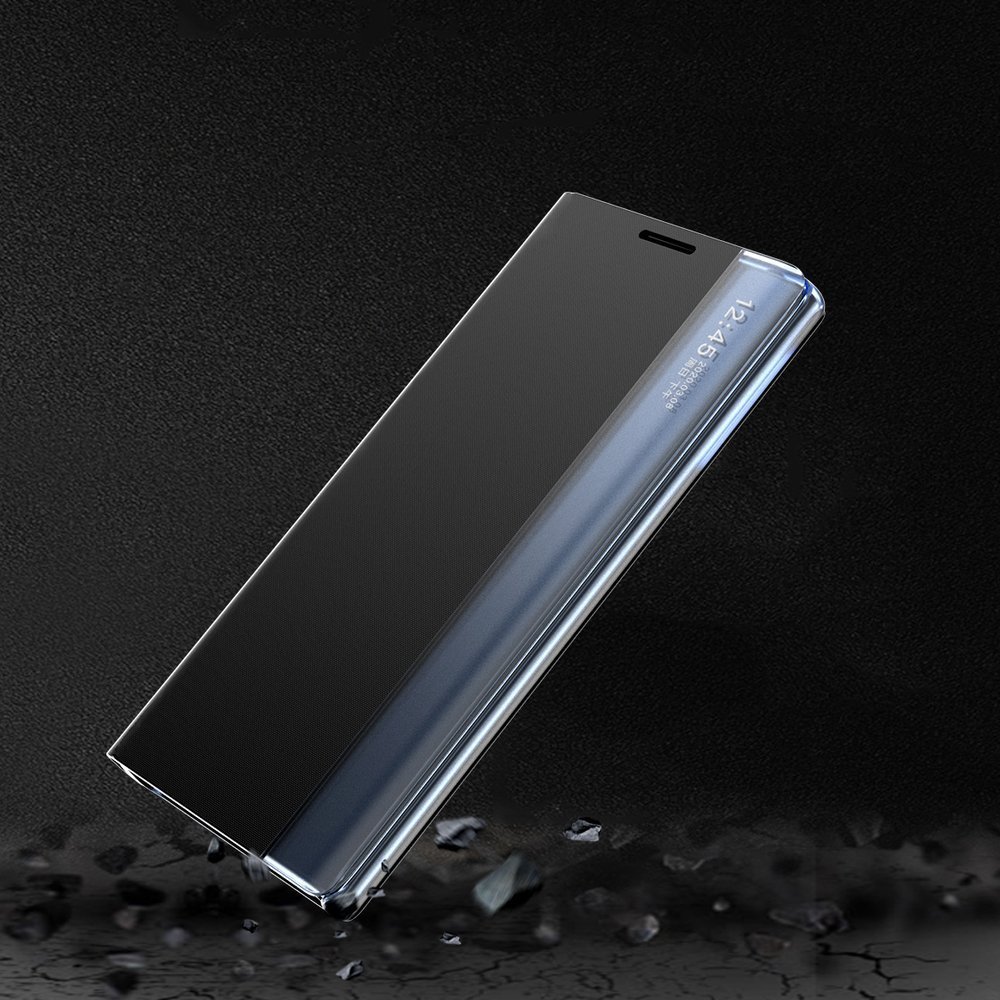 Pokrowiec etui z klapk New Sleep Case czarne SAMSUNG Galaxy Note 20 / 3