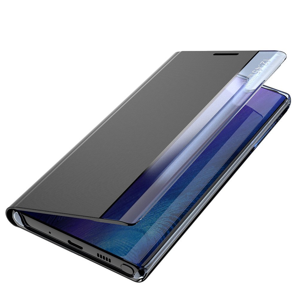 Pokrowiec etui z klapk New Sleep Case czarne SAMSUNG Galaxy Note 20 / 5