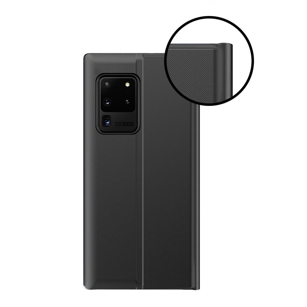 Pokrowiec etui z klapk New Sleep Case czarne SAMSUNG Galaxy S20 FE 5G / 3