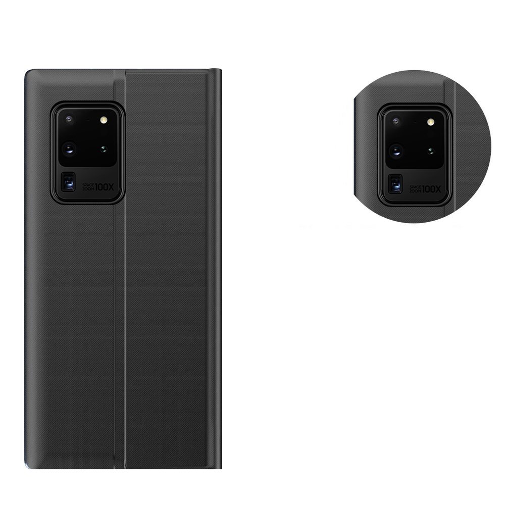 Pokrowiec etui z klapk New Sleep Case czarne SAMSUNG Galaxy S20 FE 5G / 5