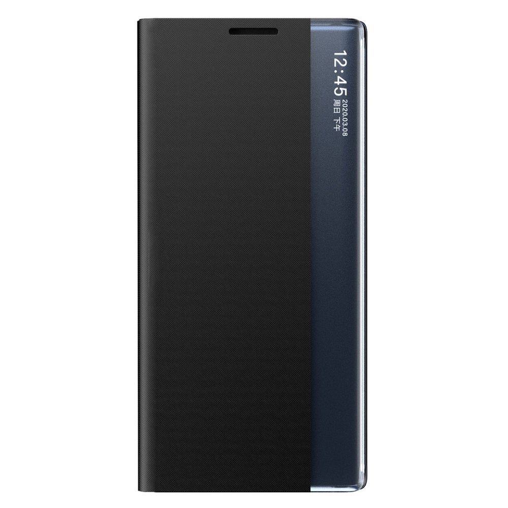 Pokrowiec etui z klapk New Sleep Case czarne SAMSUNG Galaxy S21 FE / 2