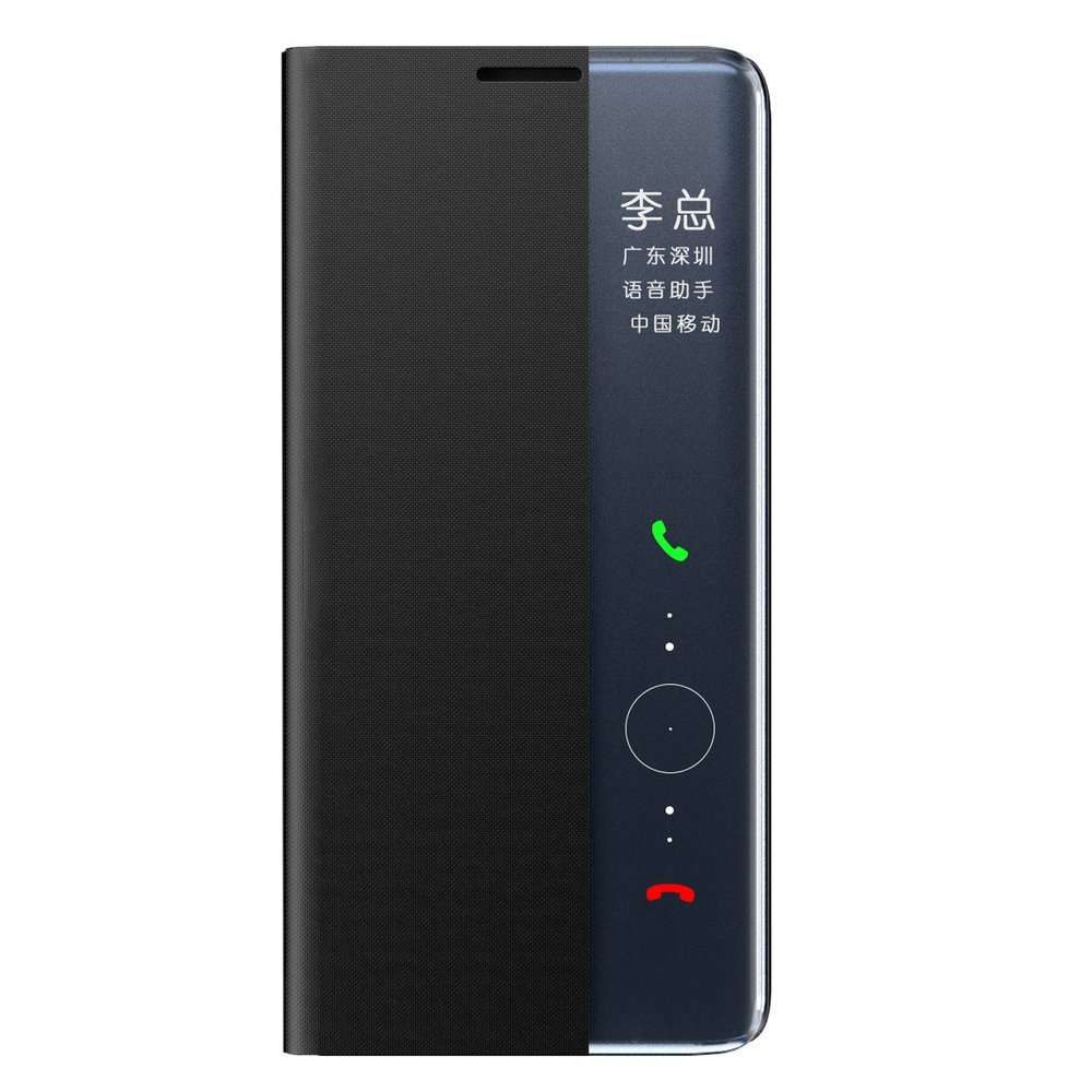 Pokrowiec etui z klapk New Sleep Case czarne SAMSUNG Galaxy S21 FE / 5