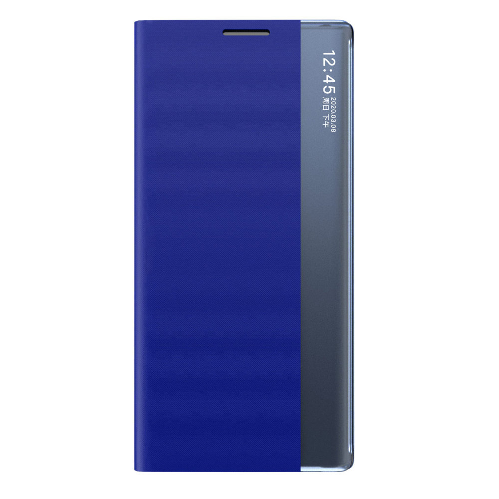 Pokrowiec etui z klapk New Sleep Case niebieskie SAMSUNG Galaxy A22 4G / 2