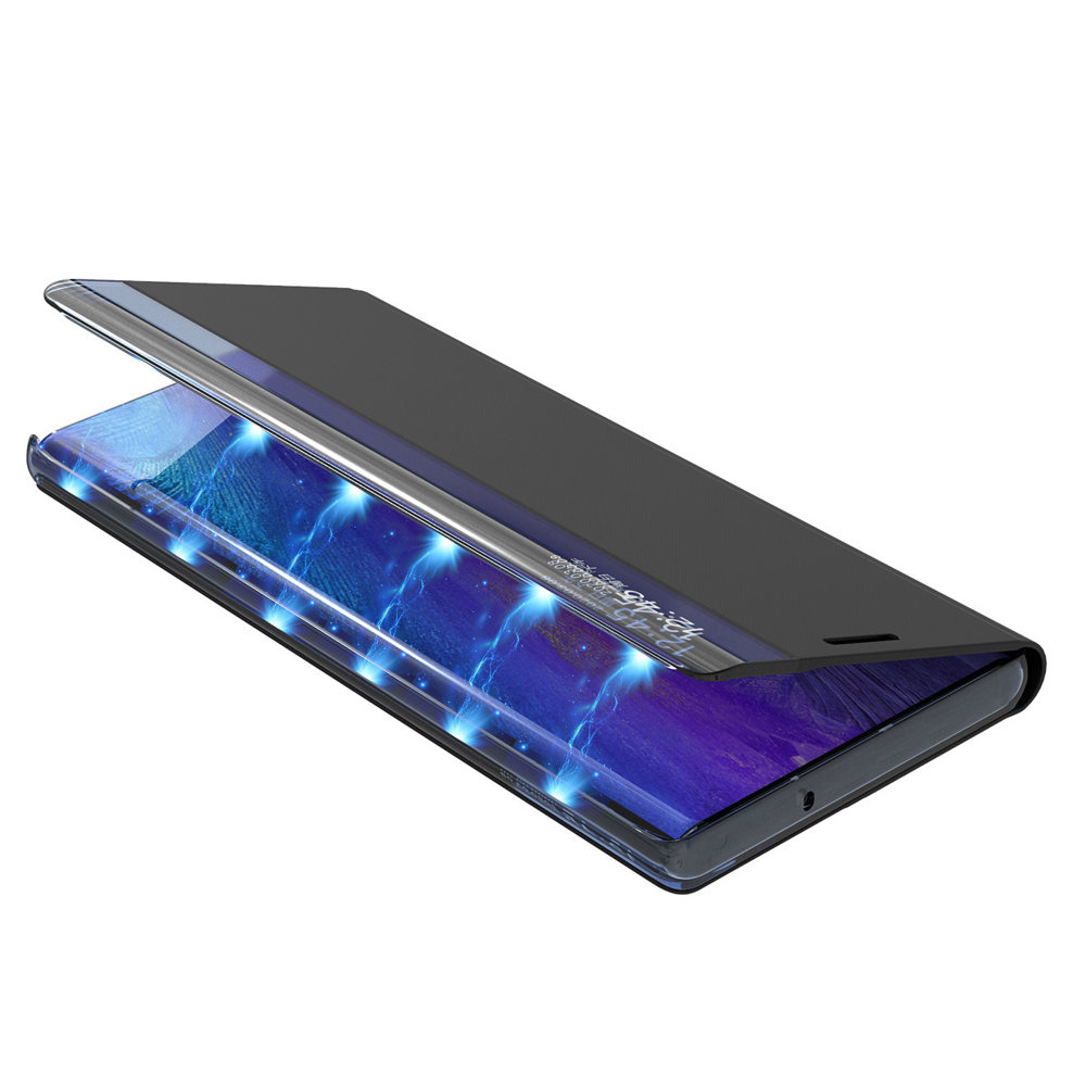 Pokrowiec etui z klapk New Sleep Case niebieskie SAMSUNG Galaxy A22 4G / 8