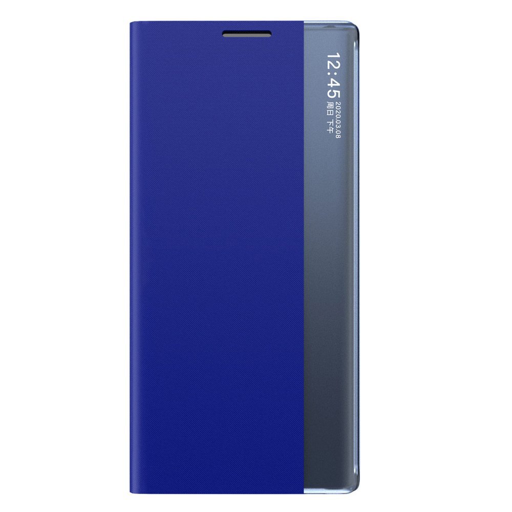 Pokrowiec etui z klapk New Sleep Case niebieskie SAMSUNG Galaxy S21 FE / 2