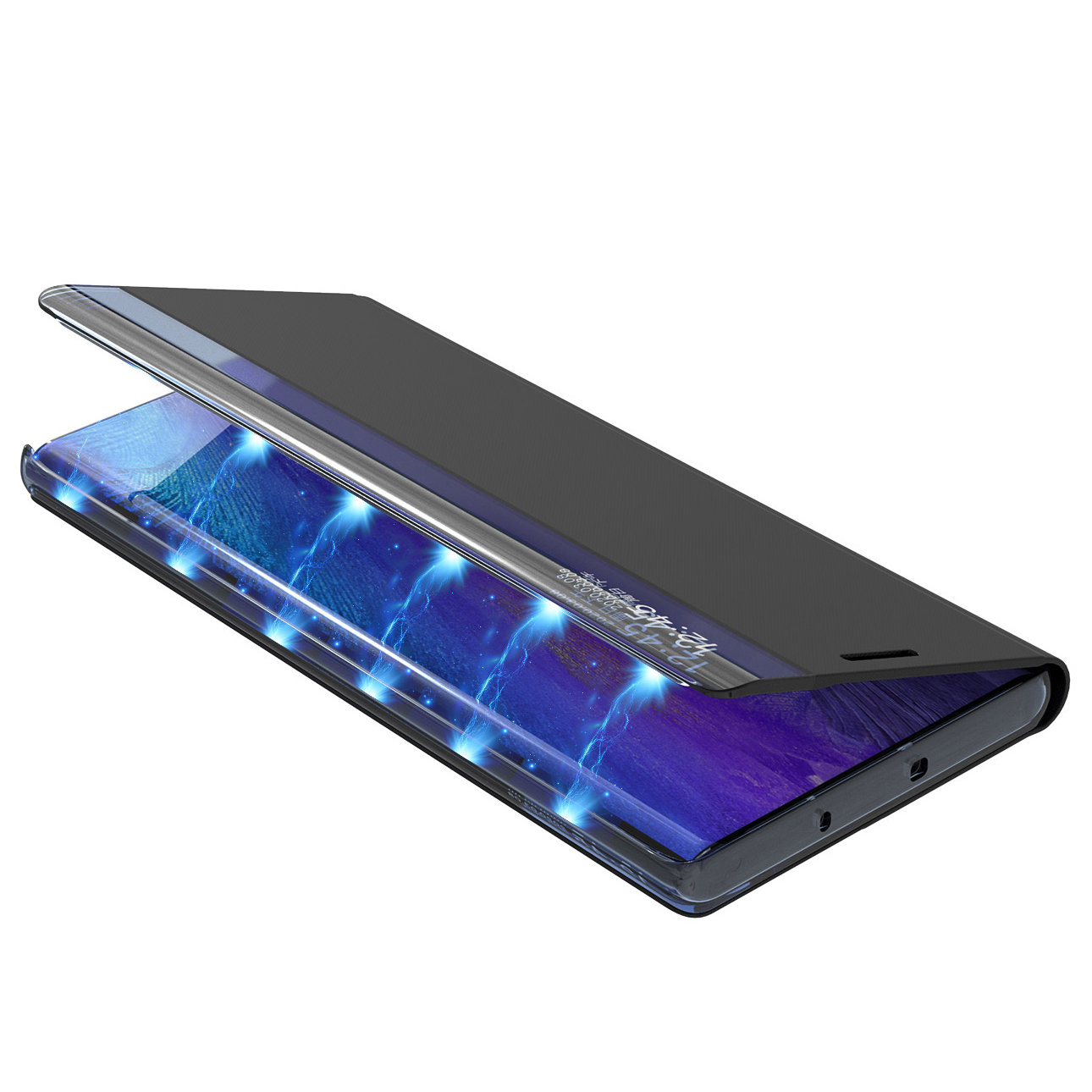 Pokrowiec etui z klapk New Sleep Case niebieskie SAMSUNG Galaxy S22 Ultra / 4