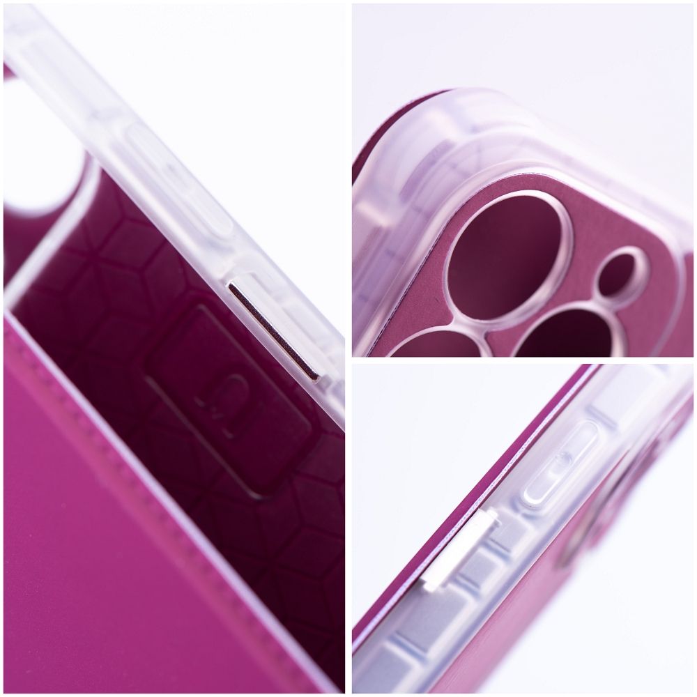 Pokrowiec etui z klapk� Piano Book malinowe Xiaomi Redmi Note 12S / 7