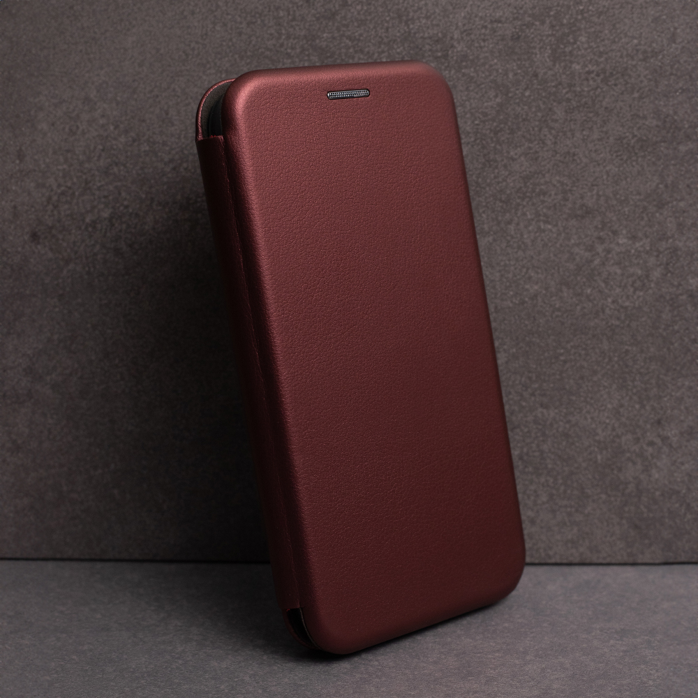 Pokrowiec etui z klapk Portfelowe Smart Diva burgundowe Xiaomi Redmi Note 13 / 11