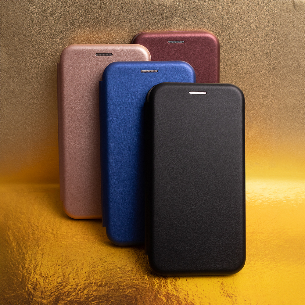 Pokrowiec etui z klapk� Portfelowe Smart Diva burgundowe Xiaomi Redmi Note 14 Pro 5G / 12