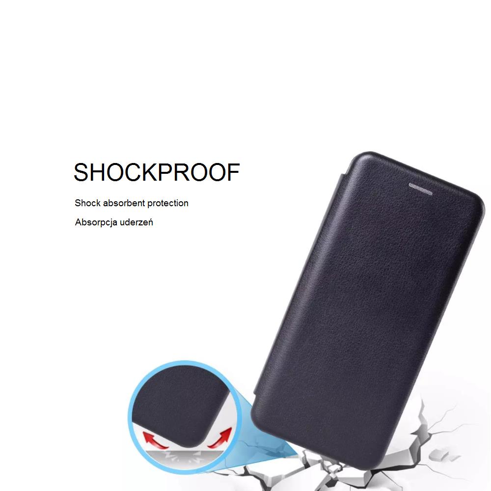 Pokrowiec etui z klapką Portfelowe Smart Diva czarne SAMSUNG Galaxy A55 5G / 9