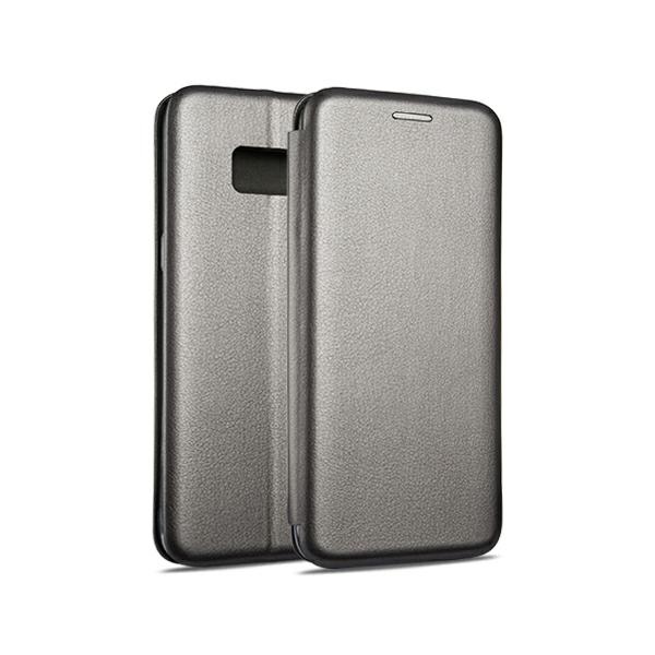 Pokrowiec etui z klapk Portfelowe Smart Diva szare SAMSUNG Galaxy S8+