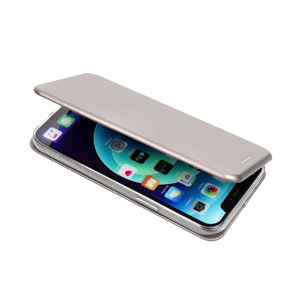 Pokrowiec etui z klapką Portfelowe Smart Diva szare Xiaomi Redmi Note 13 / 2