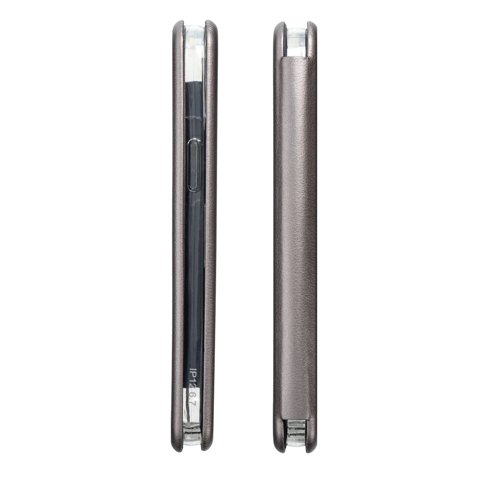 Pokrowiec etui z klapką Portfelowe Smart Diva szare Xiaomi Redmi Note 13 / 5