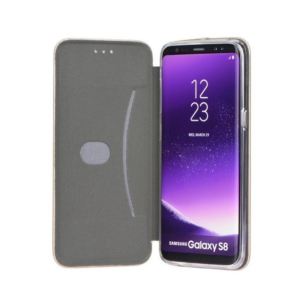 Pokrowiec etui z klapk Portfelowe Smart Diva zote SAMSUNG Galaxy A30 / 3