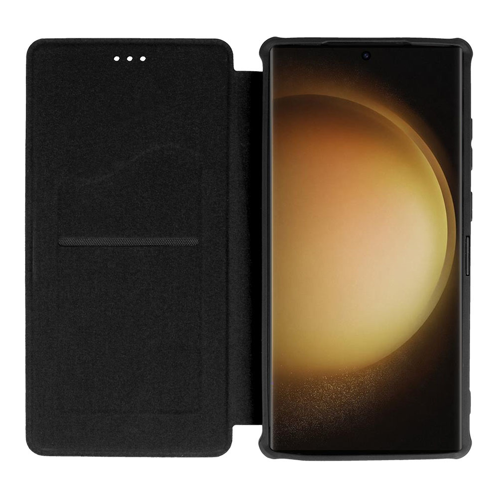 Pokrowiec etui z klapk Razor Leather Book czarne Xiaomi Redmi 9C / 4