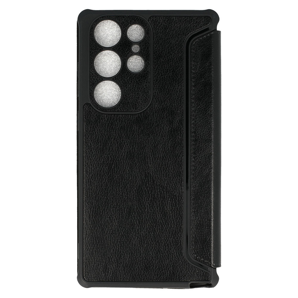 Pokrowiec etui z klapk Razor Leather Book czarne Xiaomi Redmi 9C / 6