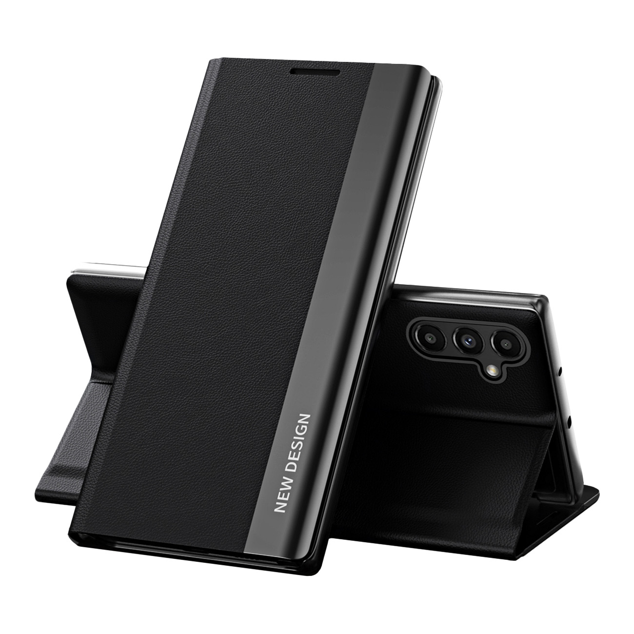 Pokrowiec etui z klapk Sleep Case Pro czarne SAMSUNG Galaxy A13