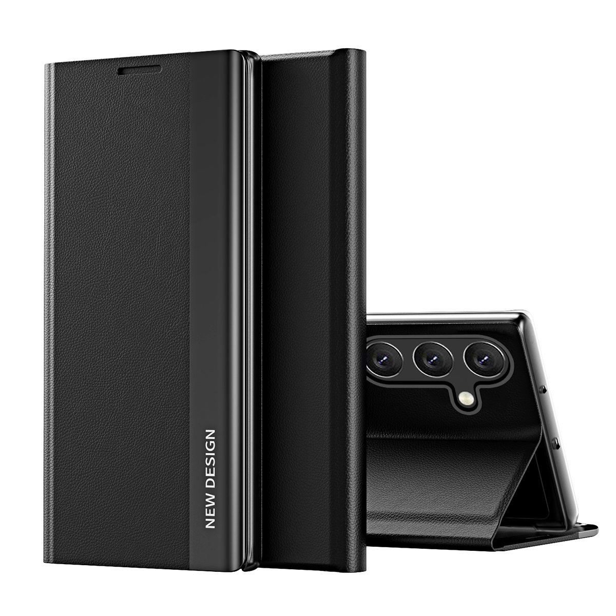 Pokrowiec etui z klapk Sleep Case Pro czarne SAMSUNG Galaxy A24 4G