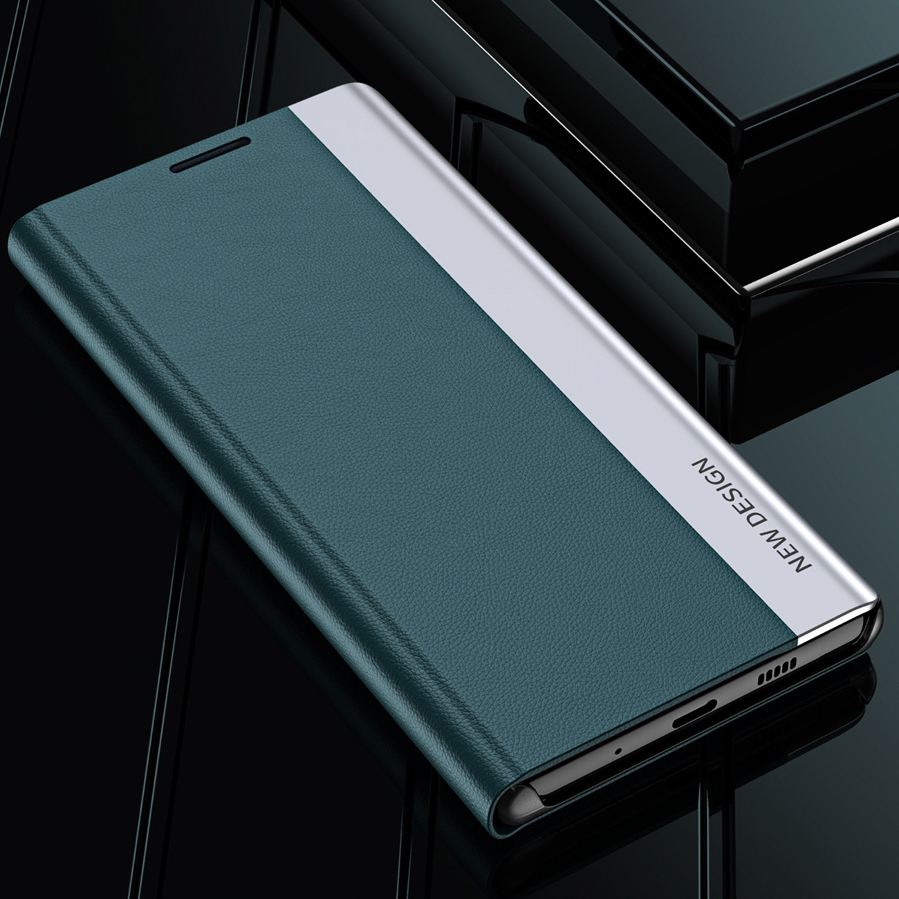 Pokrowiec etui z klapk Sleep Case Pro czarne SAMSUNG Galaxy A24 4G / 3