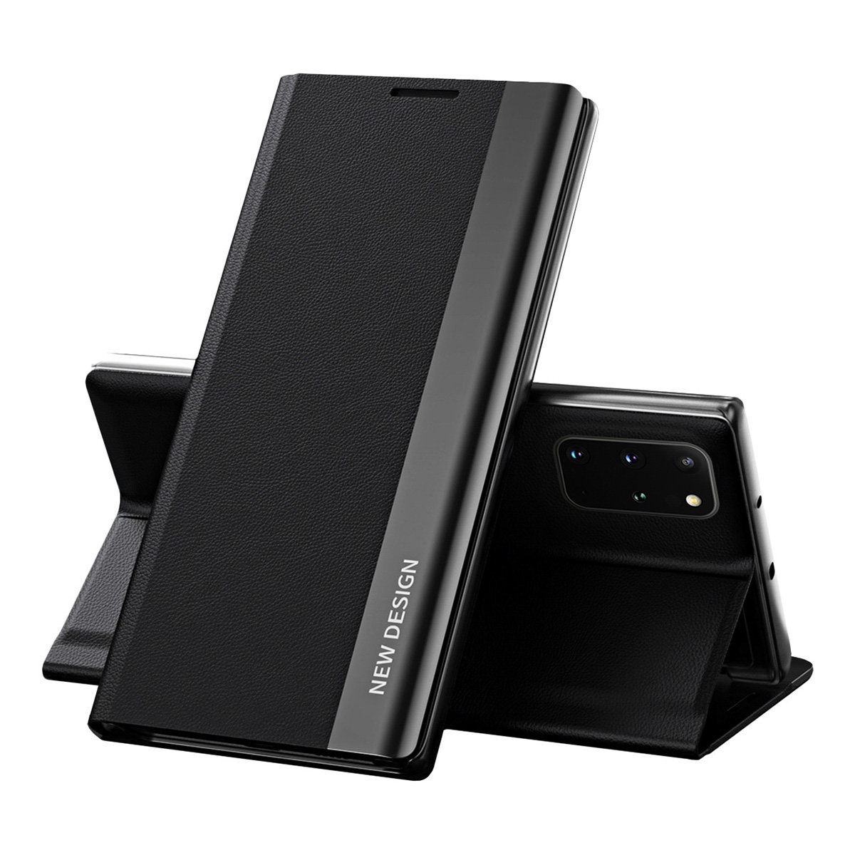 Pokrowiec etui z klapk Sleep Case Pro czarne SAMSUNG Galaxy A53 5G