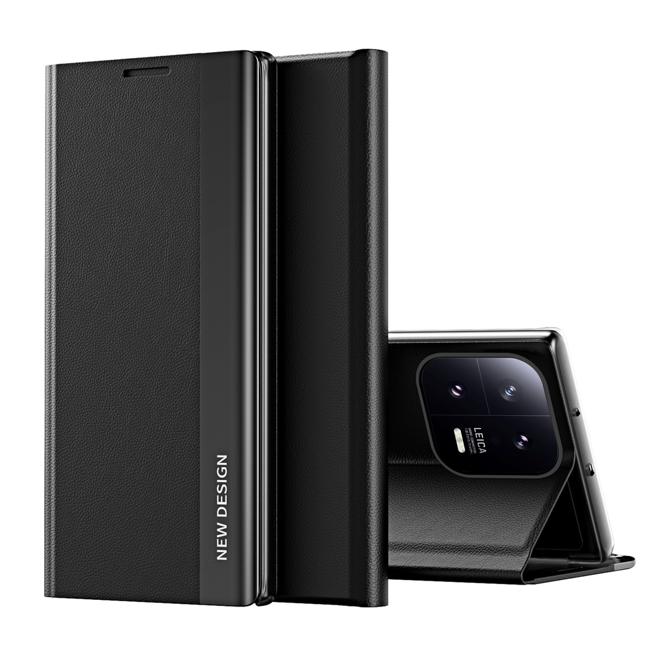 Pokrowiec etui z klapk Sleep Case Pro czarne Xiaomi 13 Lite