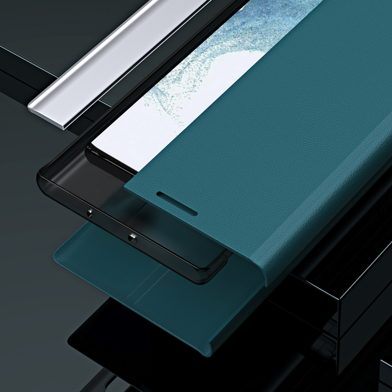 Pokrowiec etui z klapk Sleep Case Pro czarne Xiaomi Poco X5 5G / 6