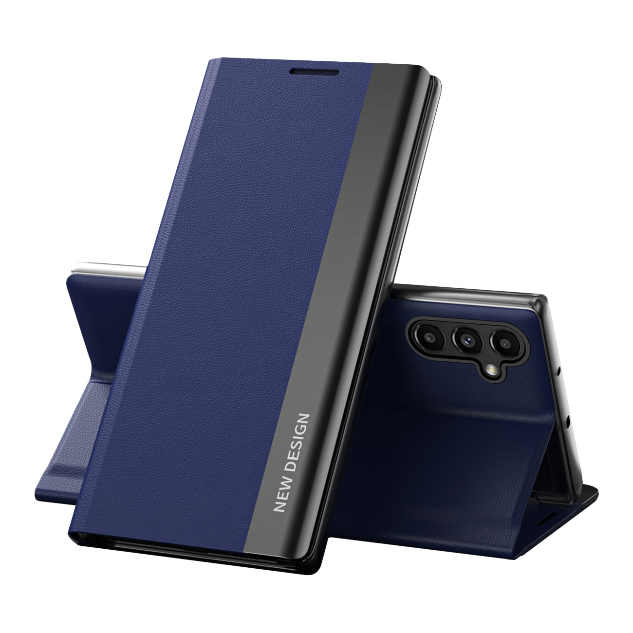Pokrowiec etui z klapk Sleep Case Pro niebieskie SAMSUNG Galaxy A13