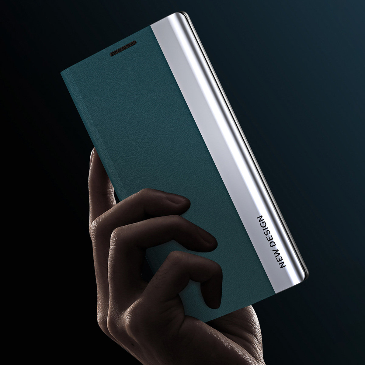 Pokrowiec etui z klapk Sleep Case Pro niebieskie SAMSUNG Galaxy A14 4G / 9