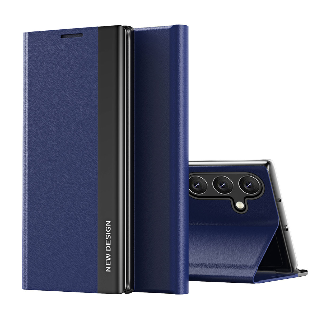 Pokrowiec etui z klapk Sleep Case Pro niebieskie SAMSUNG Galaxy A24 4G