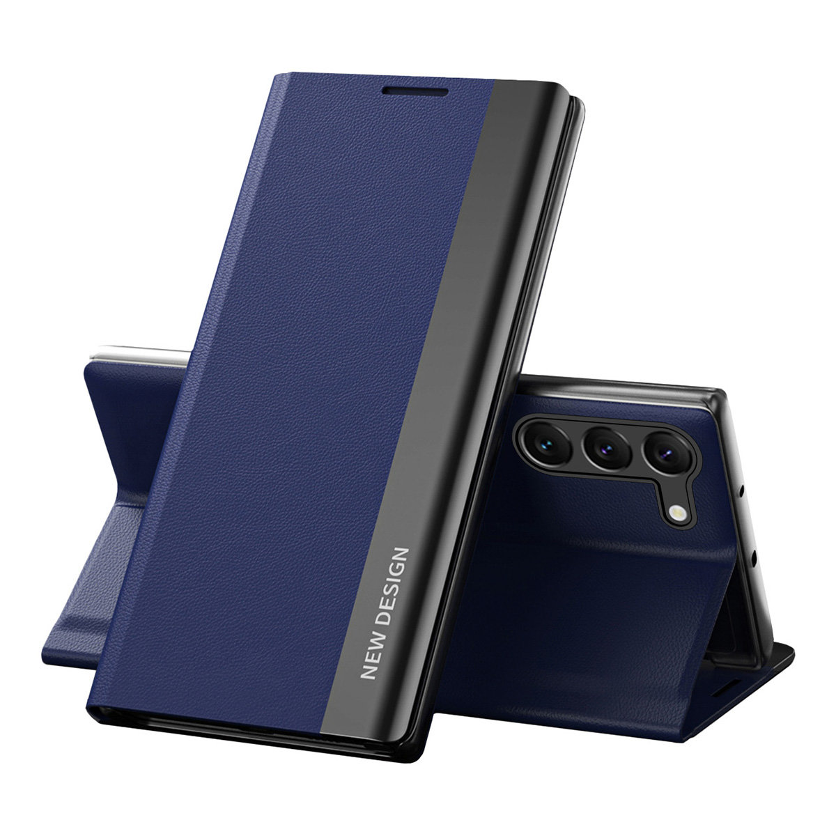 Pokrowiec etui z klapk Sleep Case Pro niebieskie SAMSUNG Galaxy S23