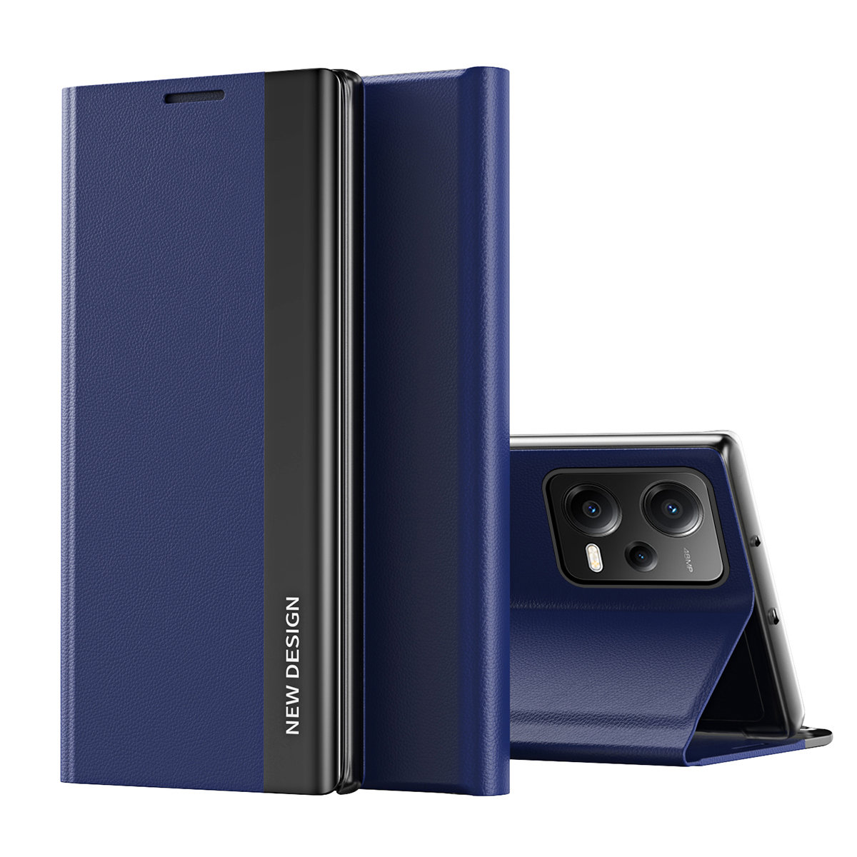 Pokrowiec etui z klapk Sleep Case Pro niebieskie Xiaomi Poco X5 5G