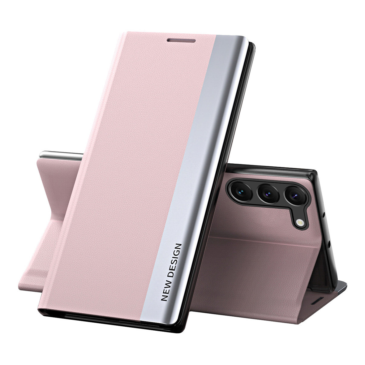 Pokrowiec etui z klapką Sleep Case Pro różowe SAMSUNG Galaxy S23 Plus