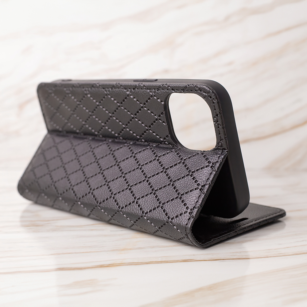 Pokrowiec etui z klapk� Smart Caro czarne SAMSUNG Galaxy A37 5G / 5