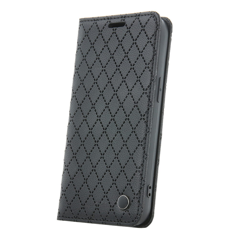 Pokrowiec etui z klapk Smart Caro czarne SAMSUNG Galaxy A50