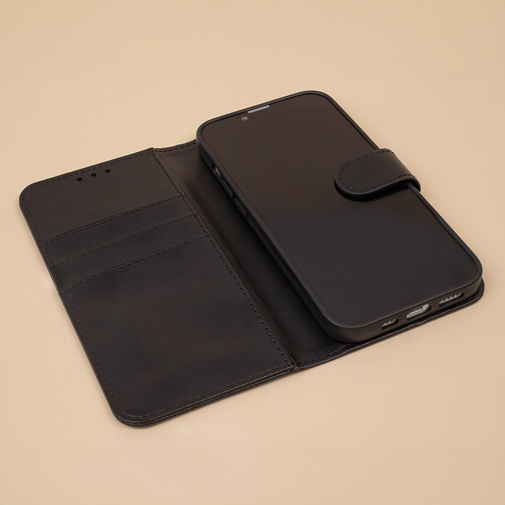 Pokrowiec etui z klapk Smart Classic czarne APPLE iPhone SE 2020 / 10