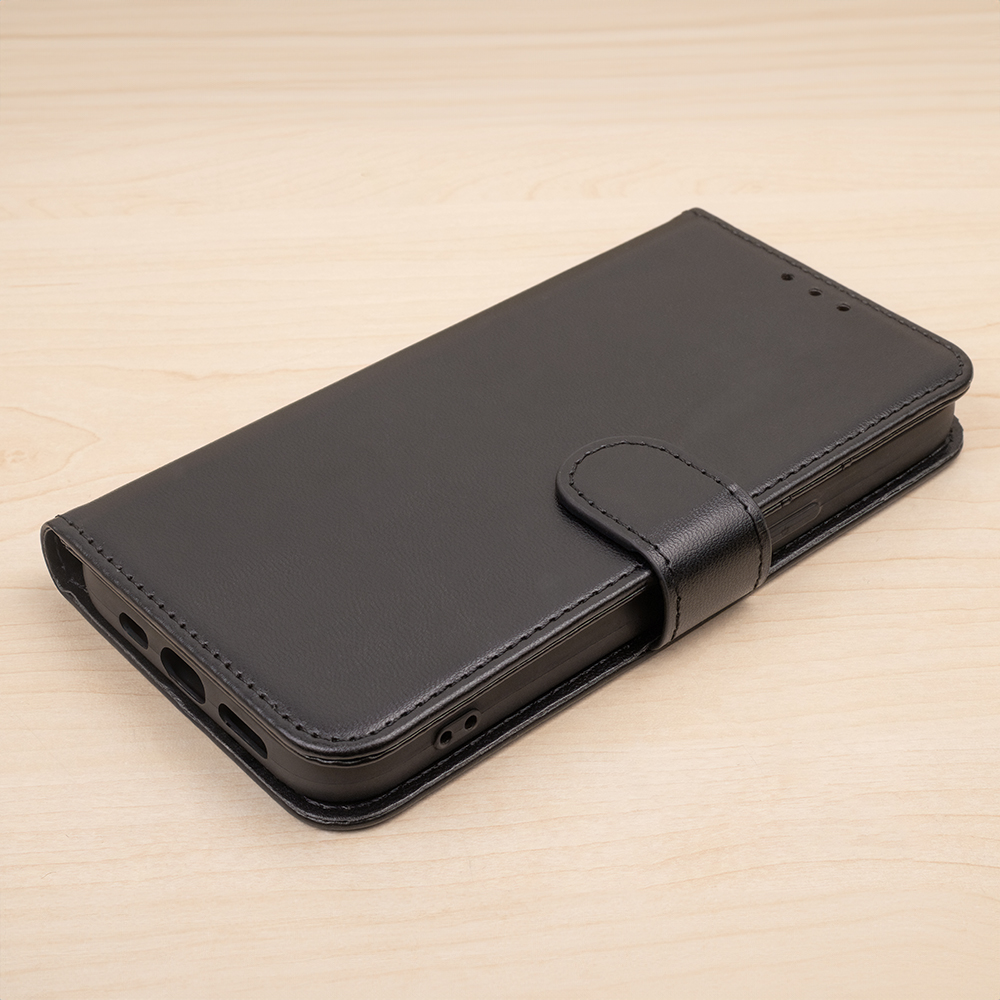 Pokrowiec etui z klapk Smart Classic czarne SAMSUNG Galaxy A50 / 11