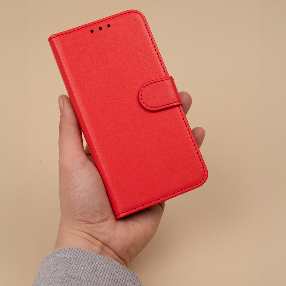 Pokrowiec etui z klapk Smart Classic czerwone SAMSUNG Galaxy A05s / 9